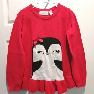 Children's Place Girl's Red Sweater